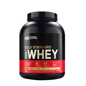 Optimum Nutrition Gold Standard Whey Protein Powder French Vanilla Creme 5lb